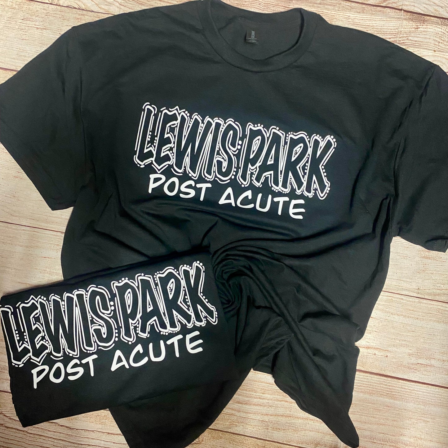 Lewis Park Post Doodle Acute Black Tee