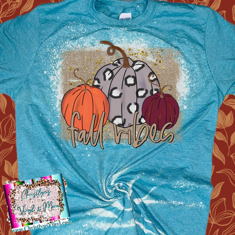 Fall Vibes Sublimation Transfer or White Tee