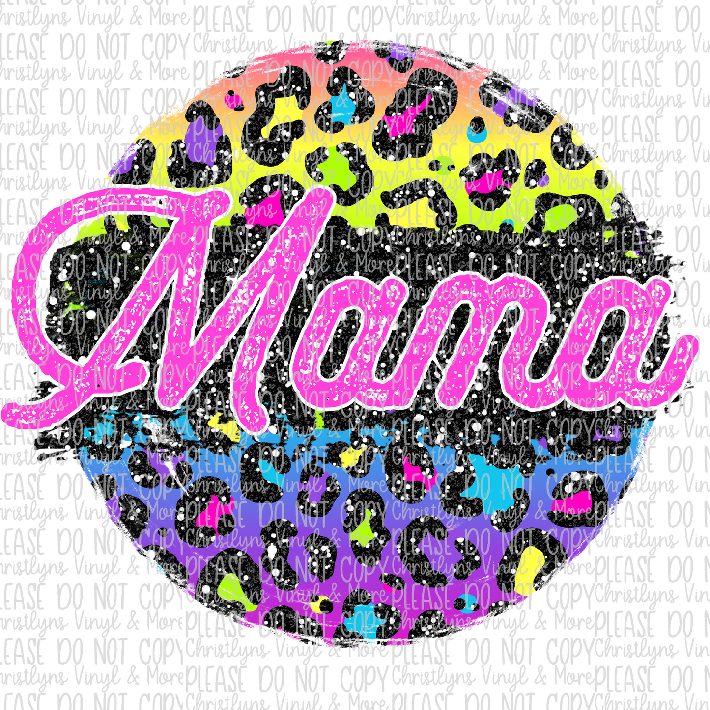 MAMA Sublimation Transfer or White Tee