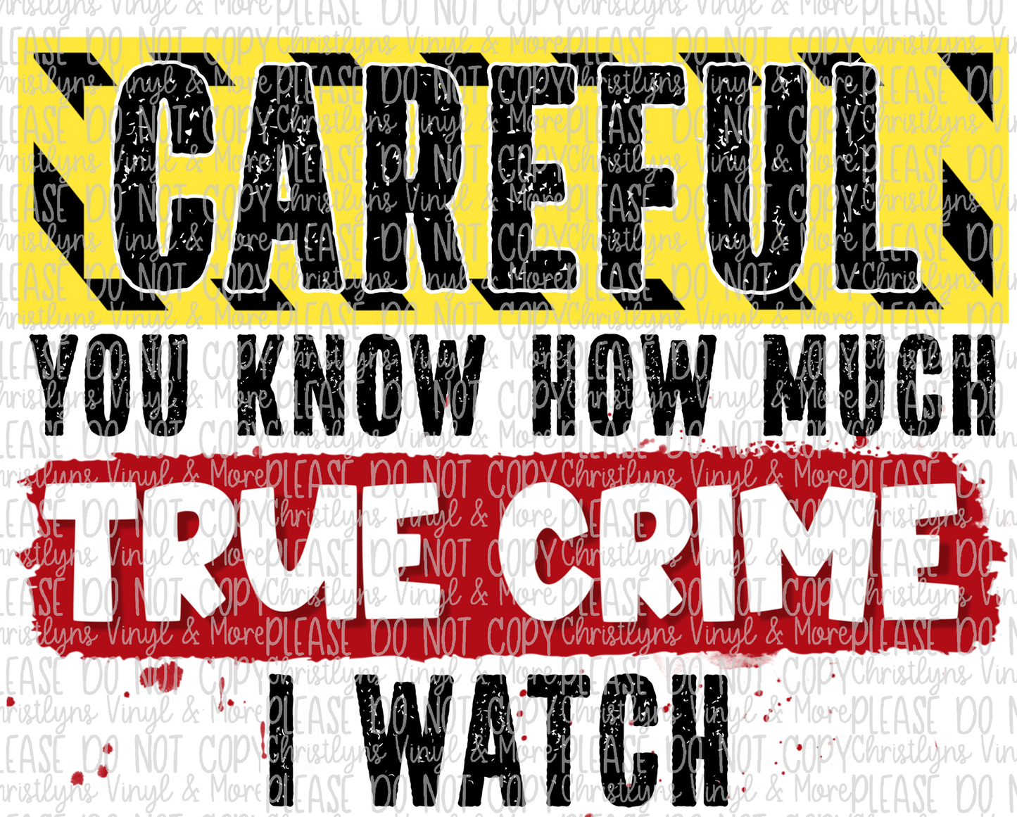 Careful Sublimation Transfer or White Tee