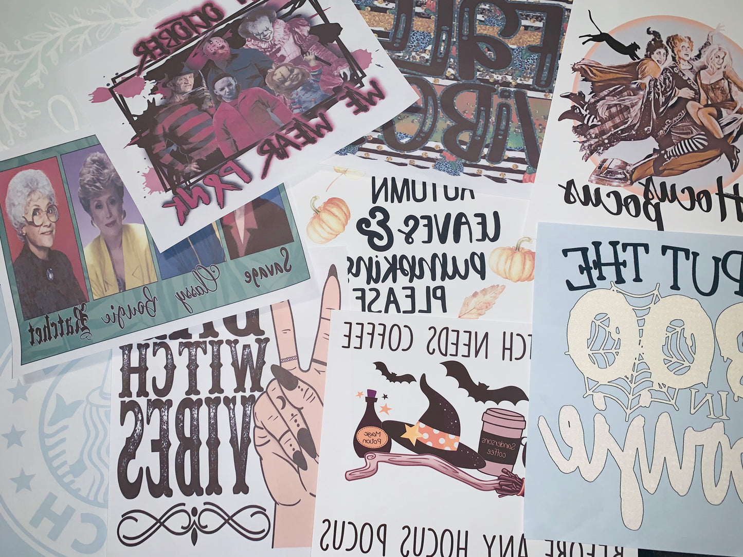 Halloween Transfer Packs