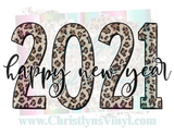 2021 New Year Sublimation Transfers