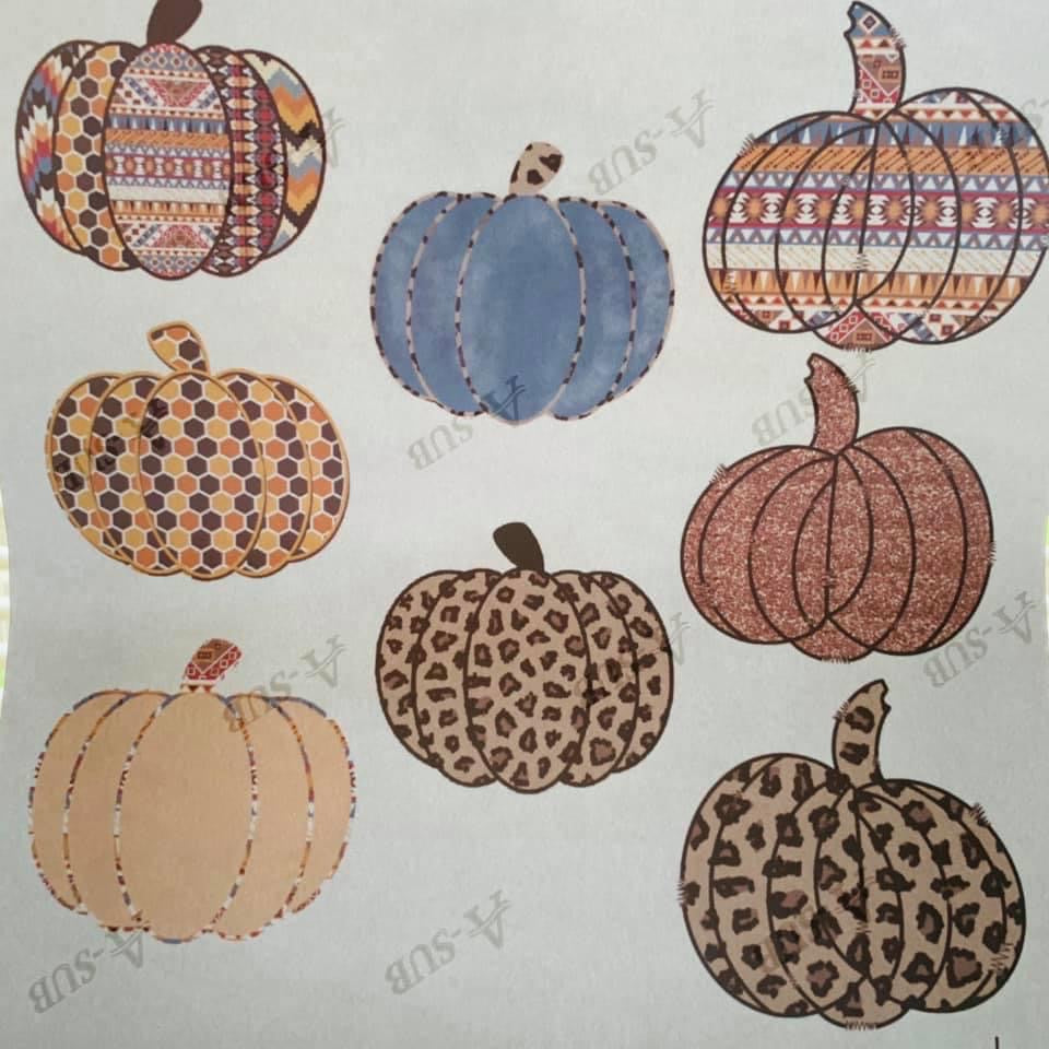 Fall RTS In Stock Sublimation Transfers