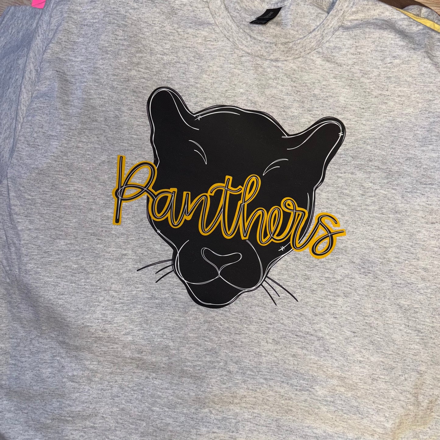 Panthers Head Completed Tee