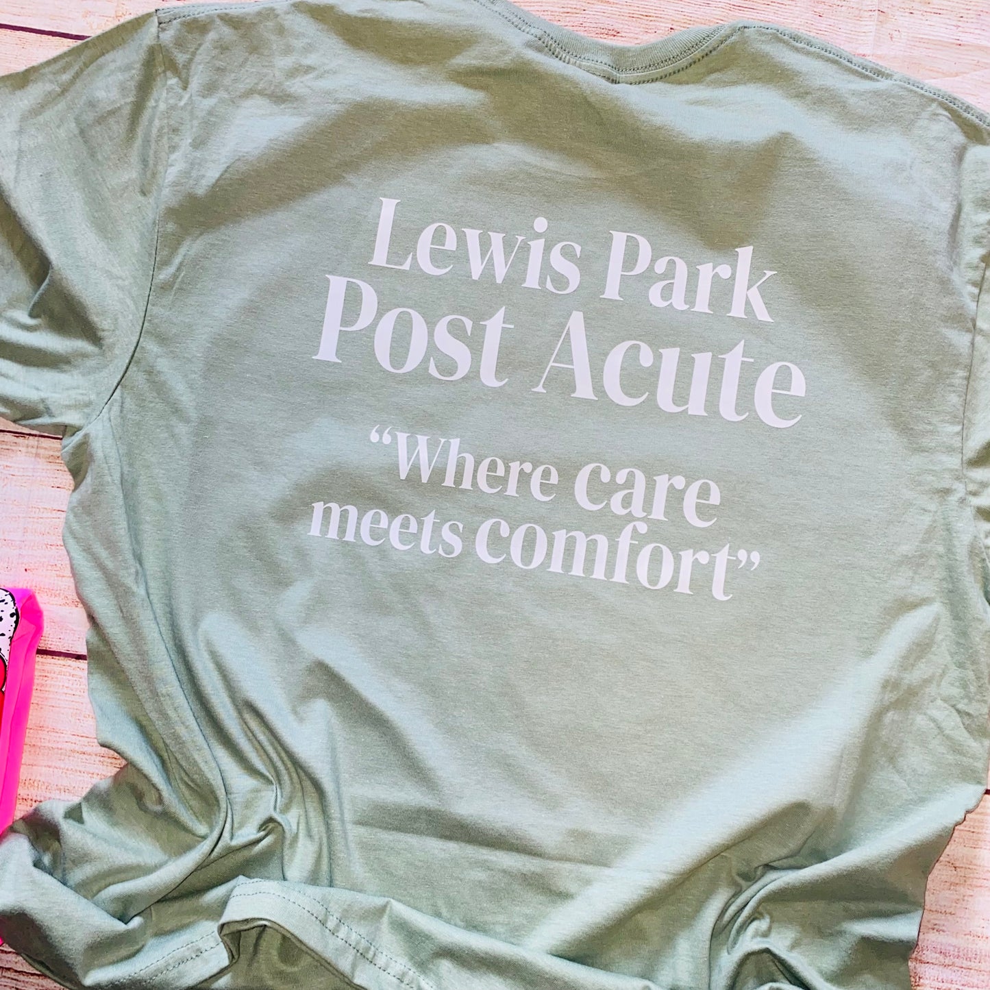 Lewis Park Post Acute Logo Sage Tee