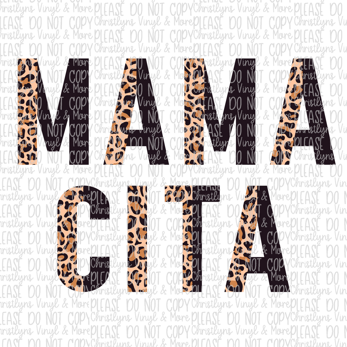 Mama Cita Sublimation Transfer or White Tee