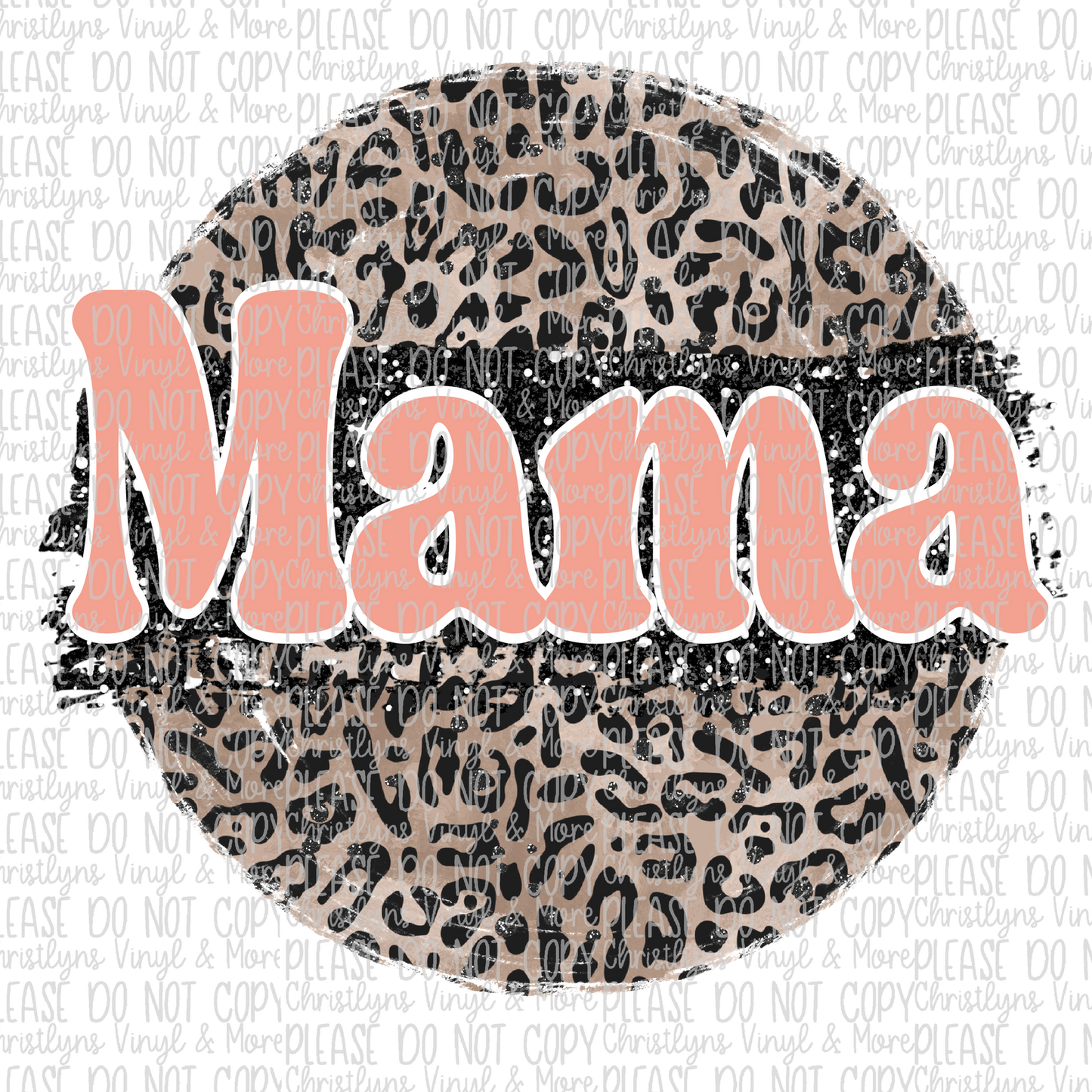 MAMA Sublimation Transfer or White Tee