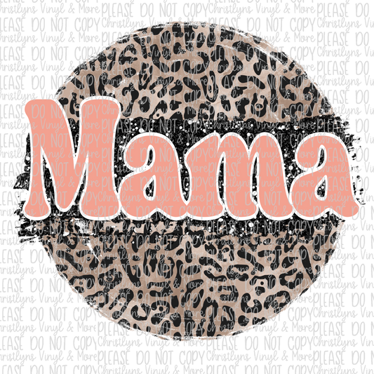 MAMA Sublimation Transfer or White Tee