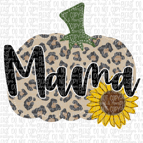 Mama Sublimation Transfer or White Tee