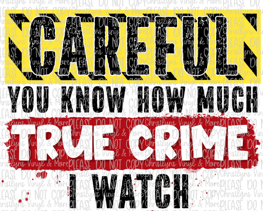 Careful Sublimation Transfer or White Tee