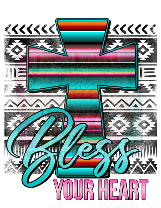 Blessed Cross Designs Sublimation Transfer