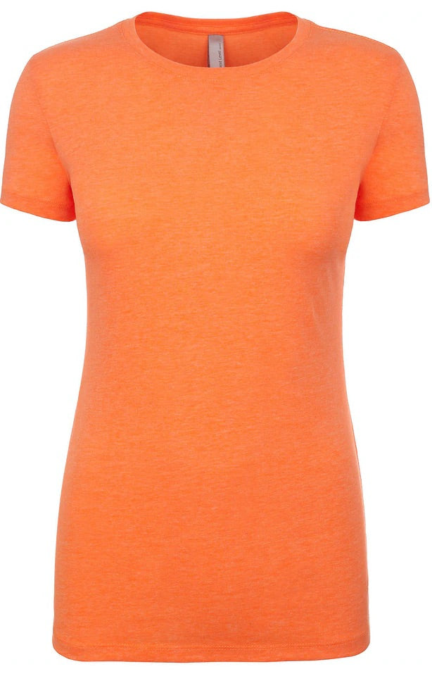 Neon Heather Orange and Pink Women’s Tee