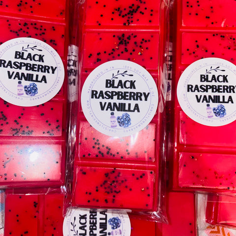 Christlyns Snap Wax Bar: Black Raspberry Vanilla