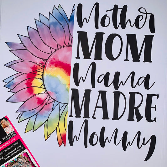 Mom mommy Sublimation Transfers