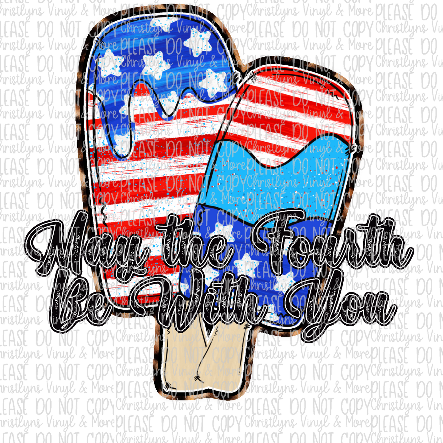 Freedom Popsicles Liberals USA Sublimation Transfers