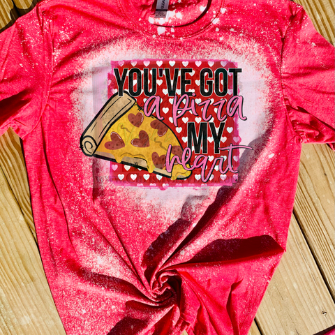 You’ve Got A Pizza My Heart Valentine Sublimation Transfer