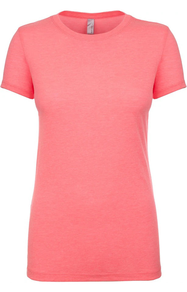 Neon Heather Orange and Pink Women’s Tee