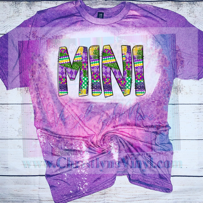 Mama & Mini Mardi Gras Matching Sublimation Transfer