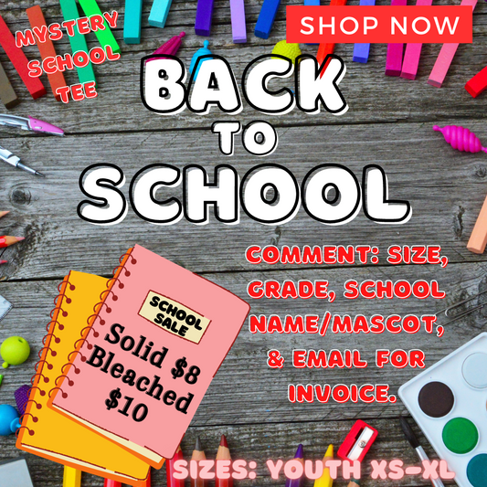 Back To School Mystery Sale