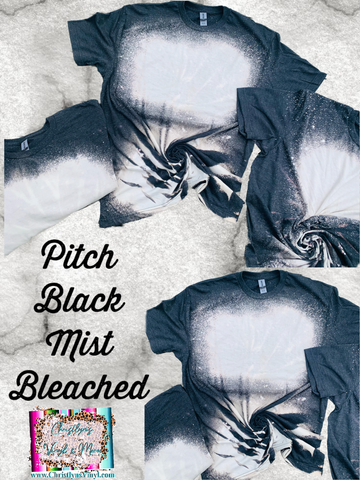 Pitch Black Mist Bleached Wholesale Blanks