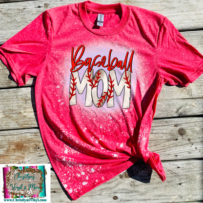 Baseball or Softball Mom Sublimation Transfer or Shirt