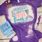 Mermaids Have More Fun Purple Bleached Youth Tees