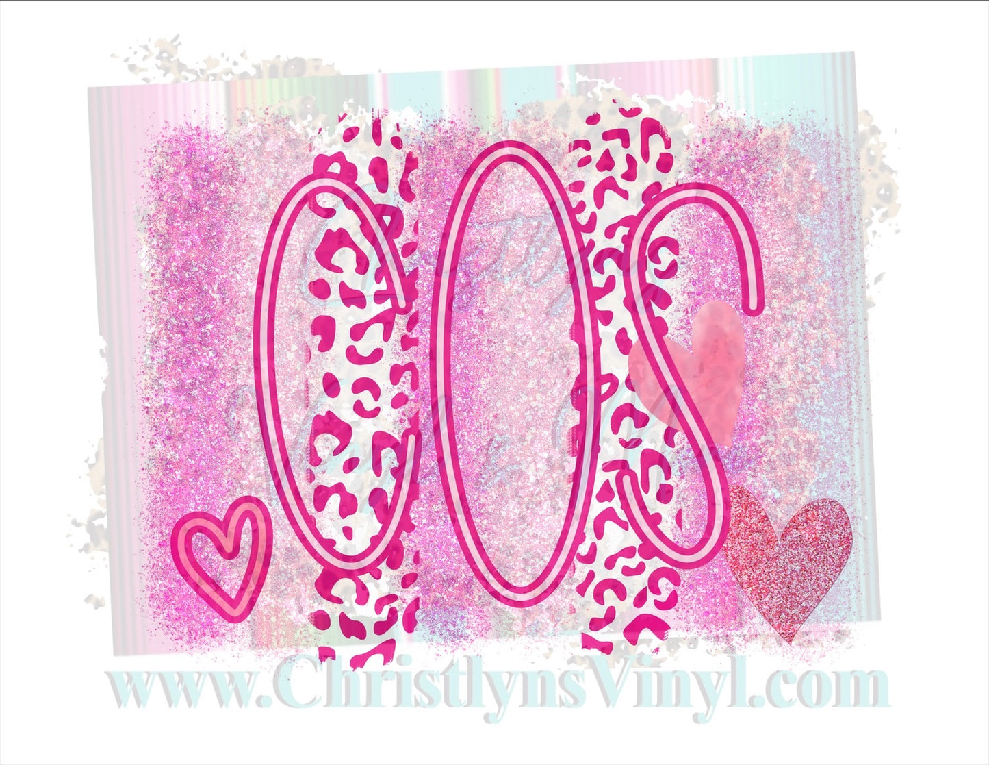 Custom Monogram or Name Valentine Sublimation Transfer