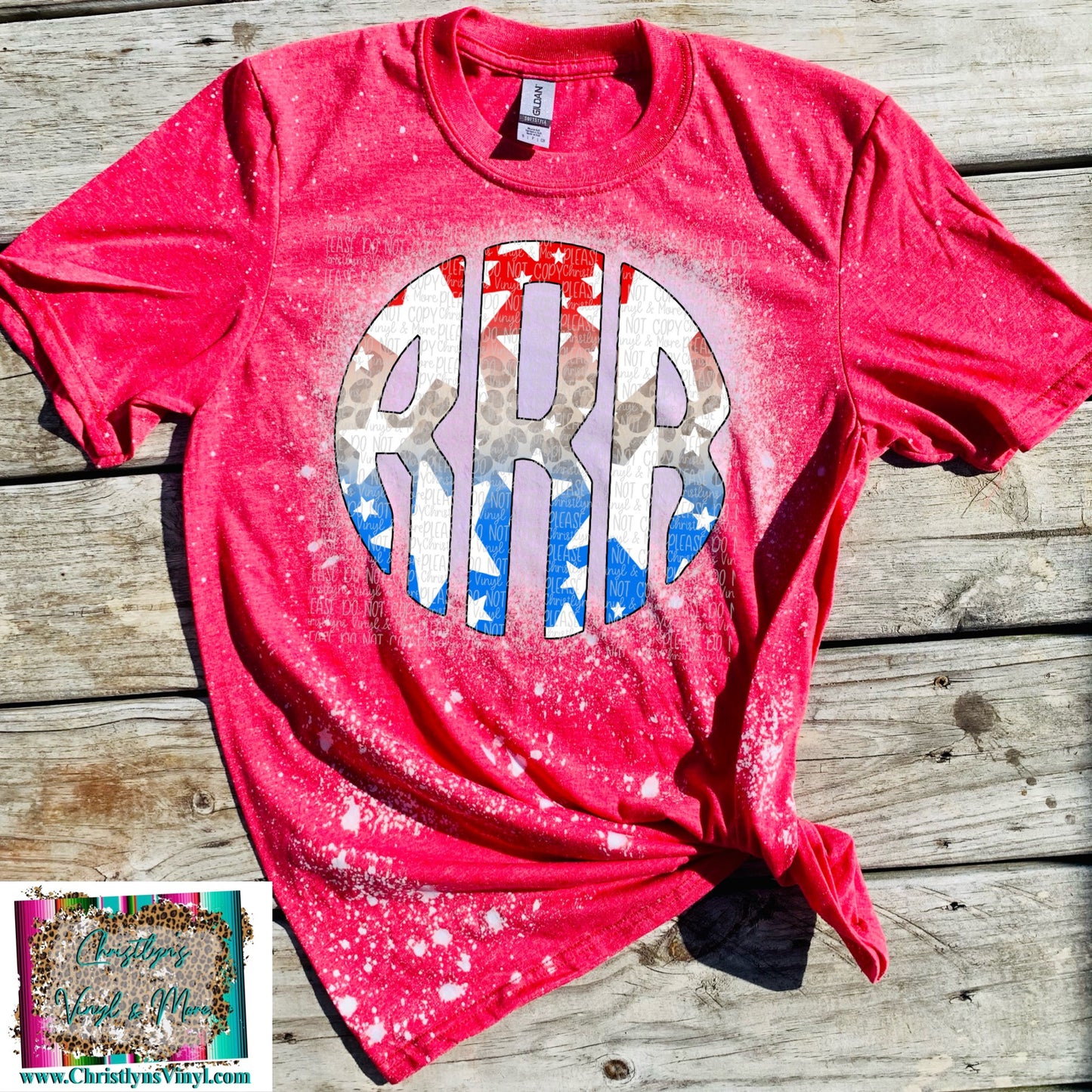 Monogram Custom Initials Sublimation Transfer