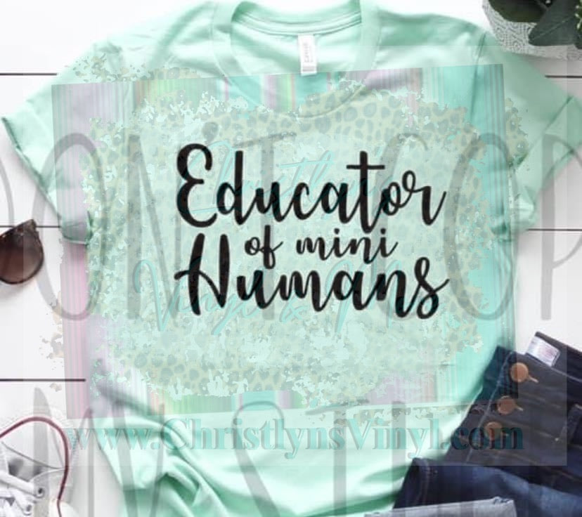 Teacher Education School Screen Prints