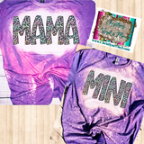 Mama & Mini Pastel Cheetah Print Matching Sublimation Transfer