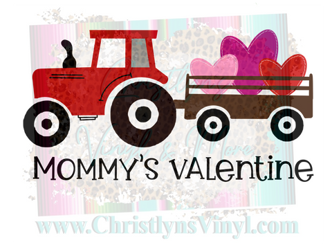 Mommys Valentine Sublimation Transfer