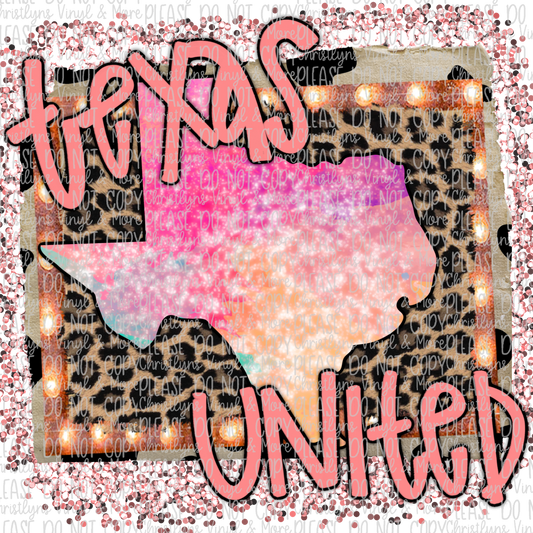 Watercolor Leopard Background Pink United States Sublimation Transfer