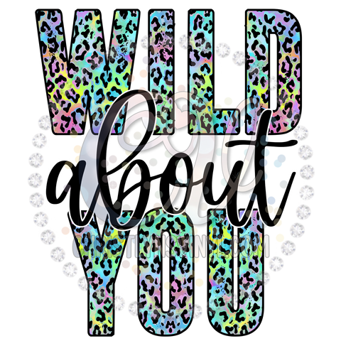 Wild About You Cheetah Neon Sublimation Transfer