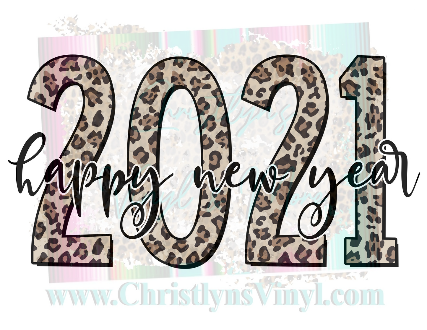 2021 New Year Sublimation Transfers