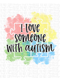 Autism Awareness Sublimation Transfers