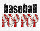 Baseball Custom Name Sublimation Transfers