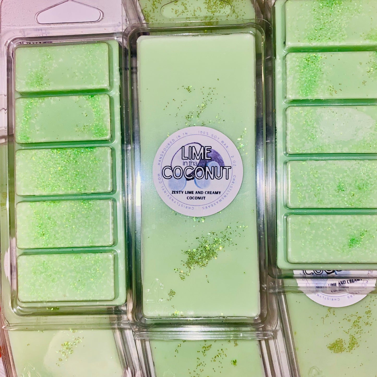 Christlyns Snap Wax Bar: Lime in tha Coconut