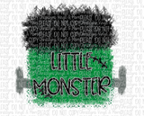 MomSter Little Monster Matching Set Halloween Sublimation Transfers