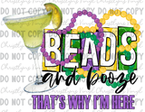 Mardi Gras Beads Sublimation Transfers