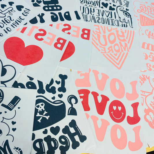 Childrens Screen Print Love Grab Bag 10 Pack