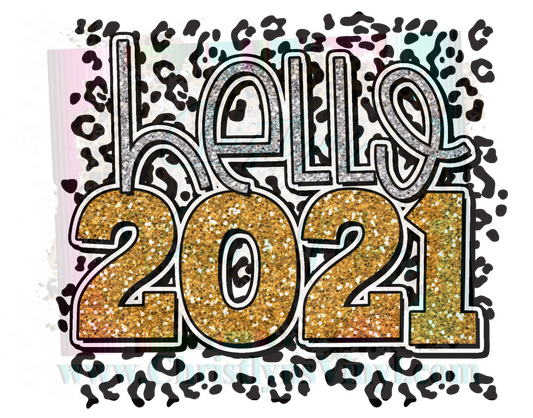 2021 New Year Sublimation Transfers