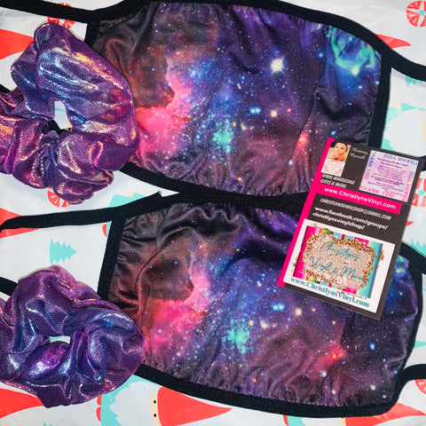 Galaxy Scrunchies Mask Packs