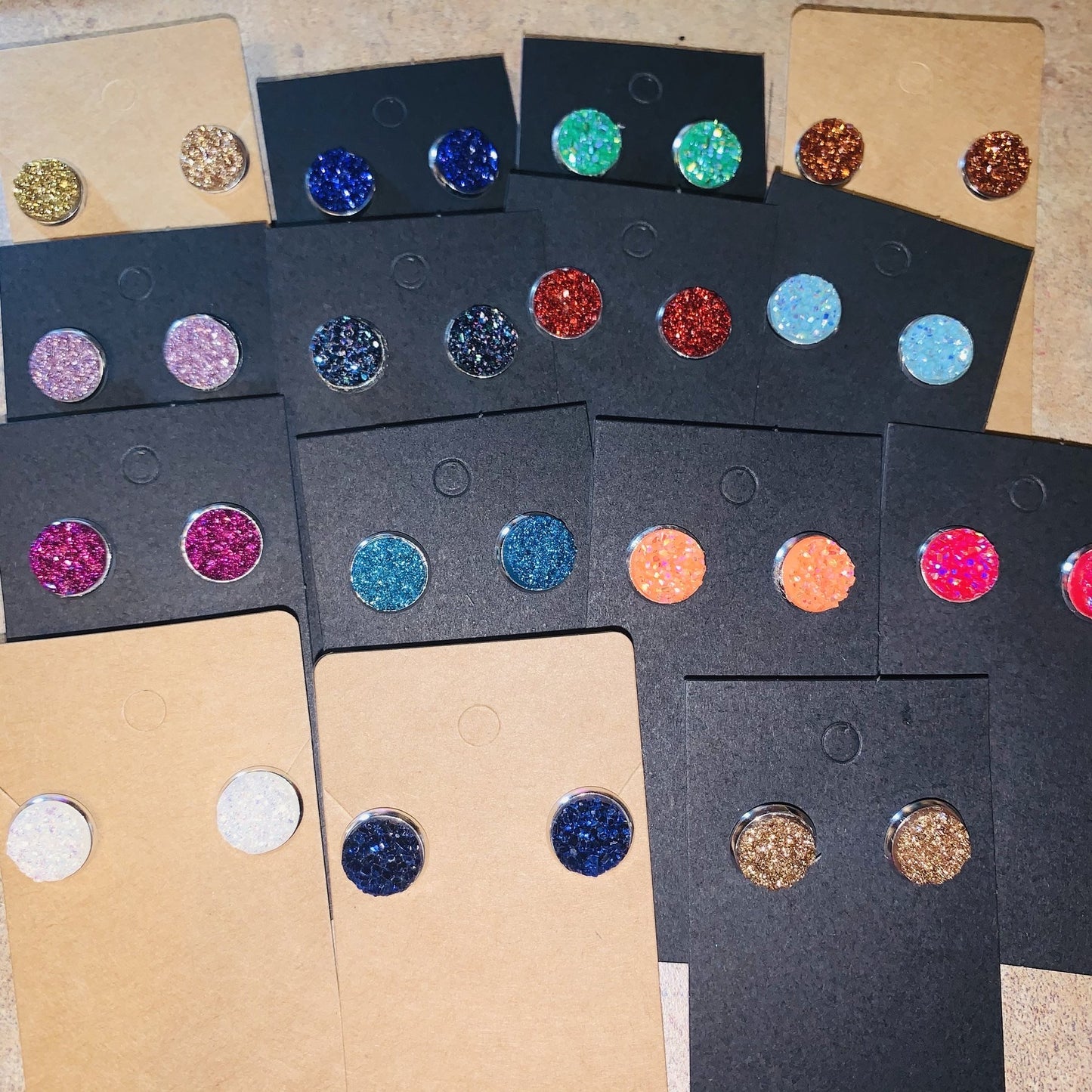 Druzy Earring Studs RTS!