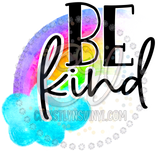Be Kind Watercolor Sublimation Transfer