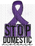 Domestic Violence Awareness Sublimation Transfer