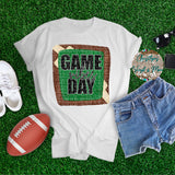 Game Day Vibes Football White Shirt or Sublimation Transfer
