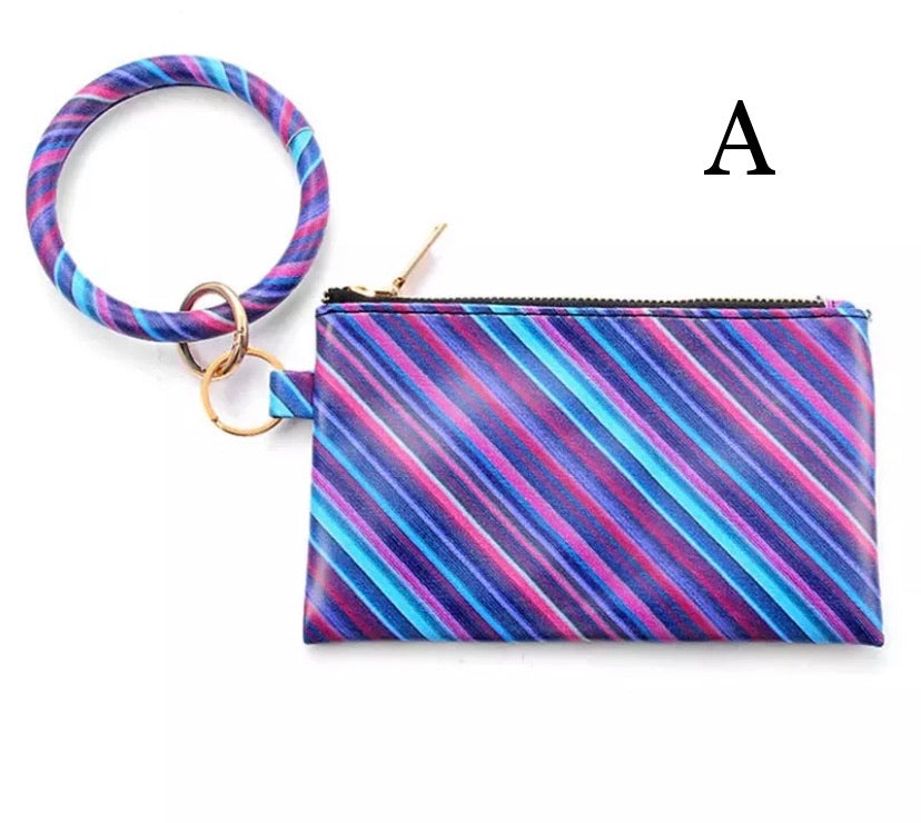 Wristlet Wallet with O-Ring Bangle