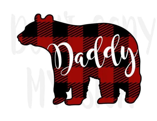 Plaid Daddy Mama Papa RTS Sublimation Transfers