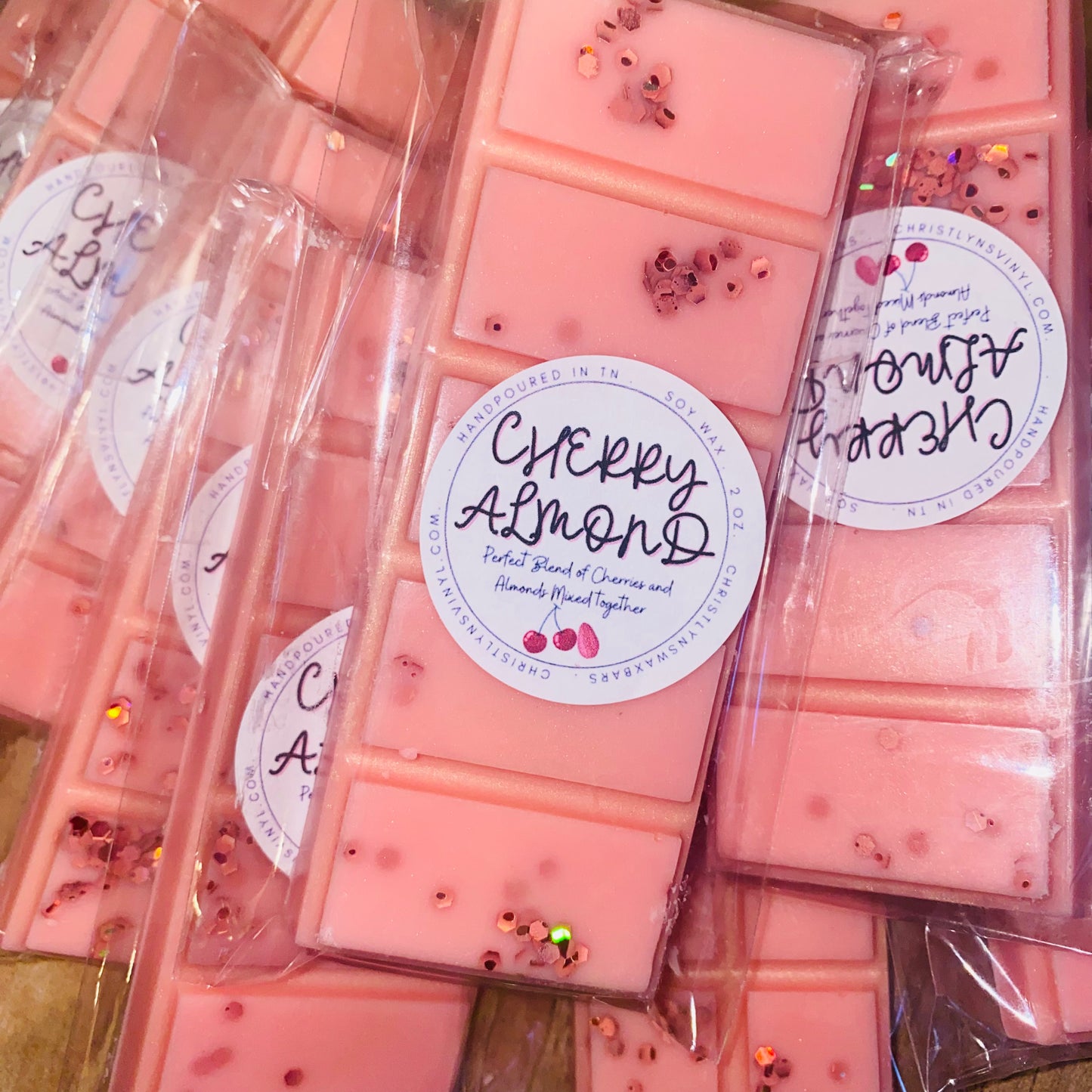 Christlyns Snap Wax Bar: Cherry Almond