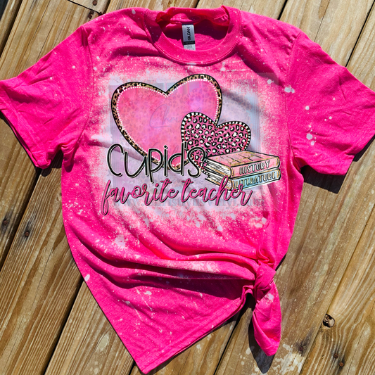 Cupid’s Favorite Teacher Valentine Sublimation Transfer